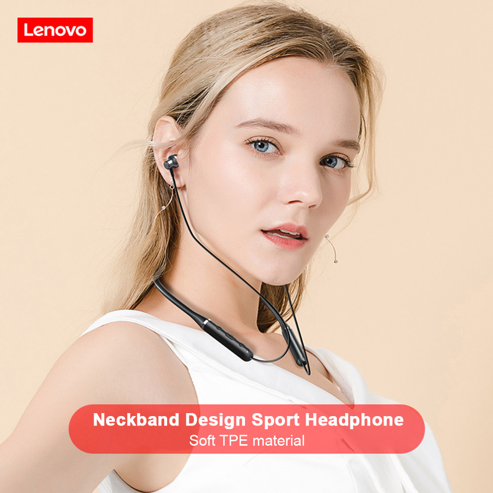 Buy Lenovo XE05 Neckband Wireless Bluetooth Headset - Black | Instok Kenya