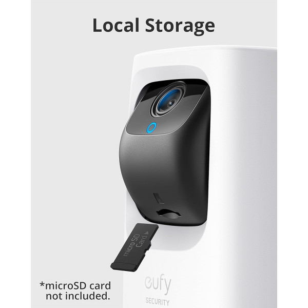 eufy Security Indoor Cam Mini 2k HD Wi-Fi Pan & Tilt Security Cam