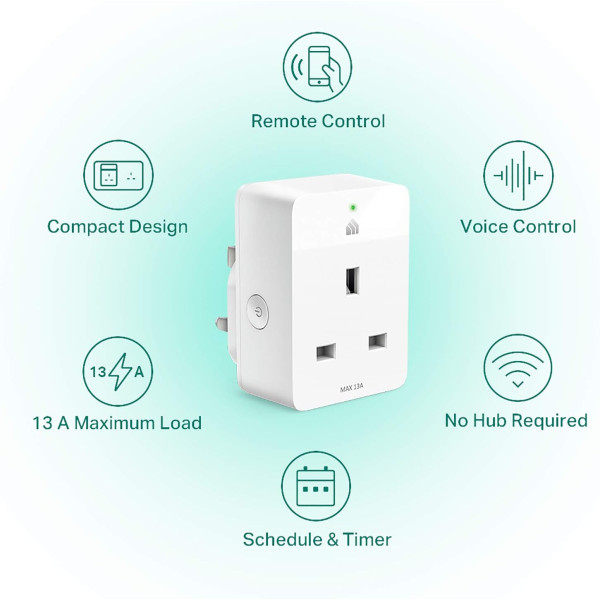 TP-Link KP105 Kasa Smart Wi-Fi Plug Slim