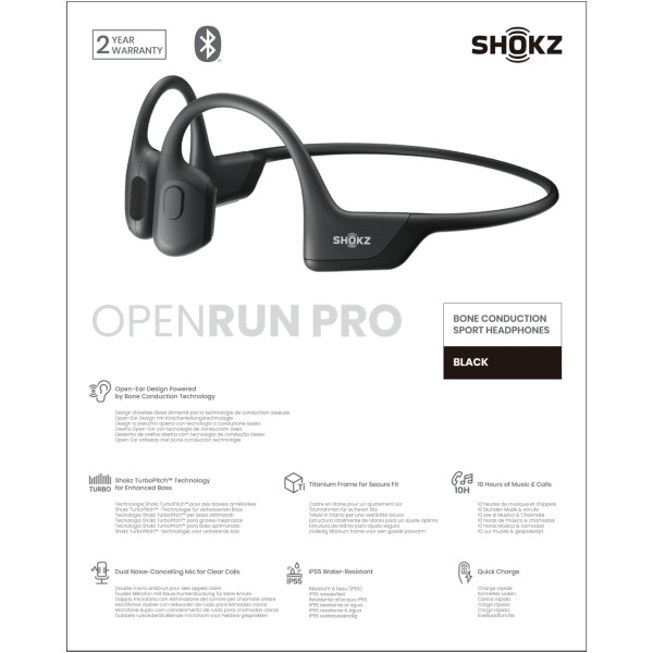 Shokz OpenRun Pro 2 Bone Conduction Sports Headphones