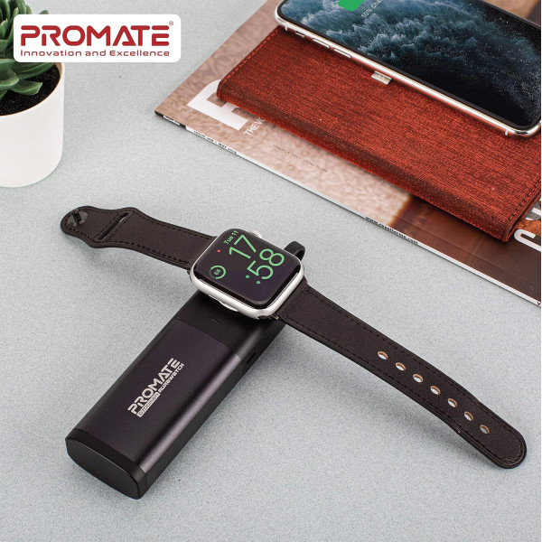 Promate Apple Watch Power Bank Charger 6700 mAh 