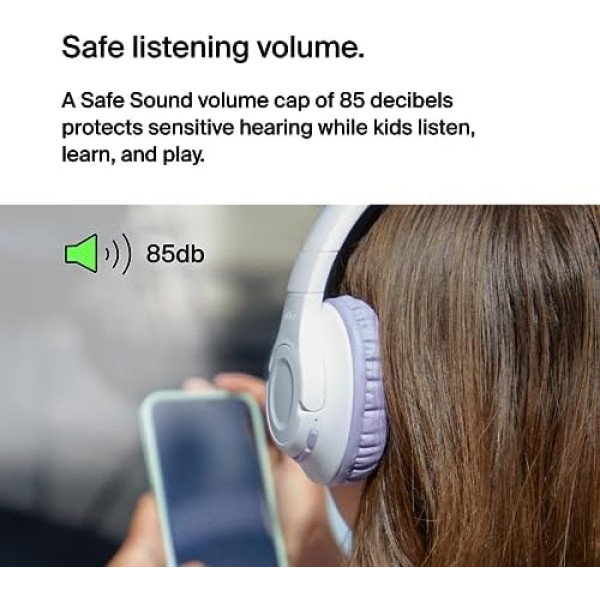 Belkin SoundForm Inspire Wireless Over-Ear Headset for Kids