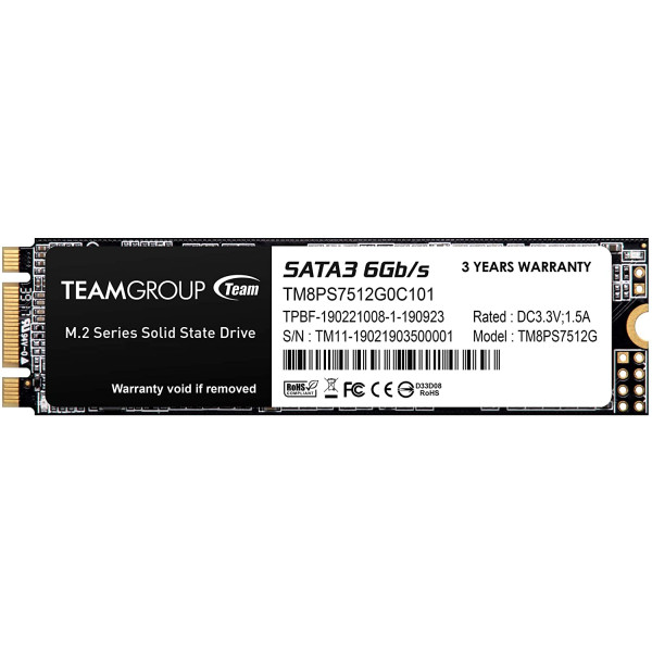 Team Group MS30 M.2 SATA SSD 512 GB - SATA 6Gb/s