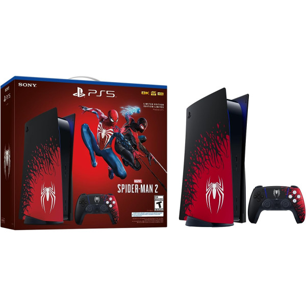 Sony PlayStation 5 Console – Marvel’s Spider-Man 2 Limited Edition Bundle