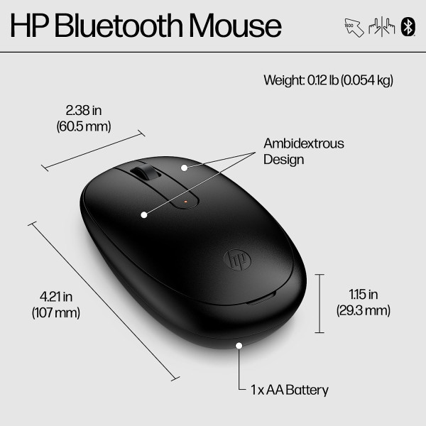 HP 240 Bluetooth Mouse - 3V0G9AA