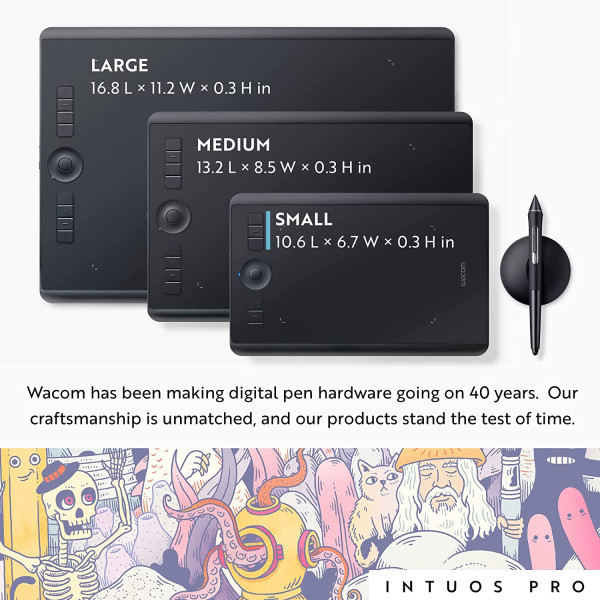 Wacom Intuos Pro -Small Graphic Drawing Tablet (PTH460K0A )