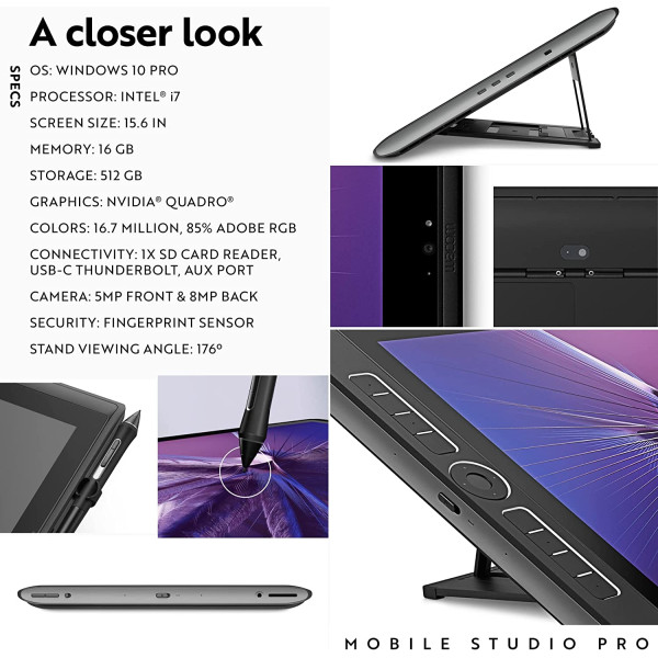 Wacom Mobile Studio Pro 16 Intel Core i7 16GB RAM 512GB SSD