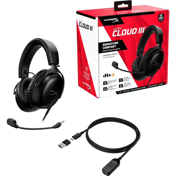 HyperX Cloud III  Wired Gaming Headset