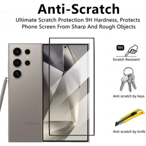 Samsung S24 Ultra 3D Full Glue Tempered Glass Screen Protector