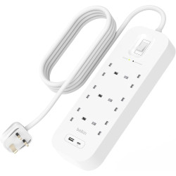 Belkin Connect Surge Protector 6-outlet with USB-C and USB-A Ports 