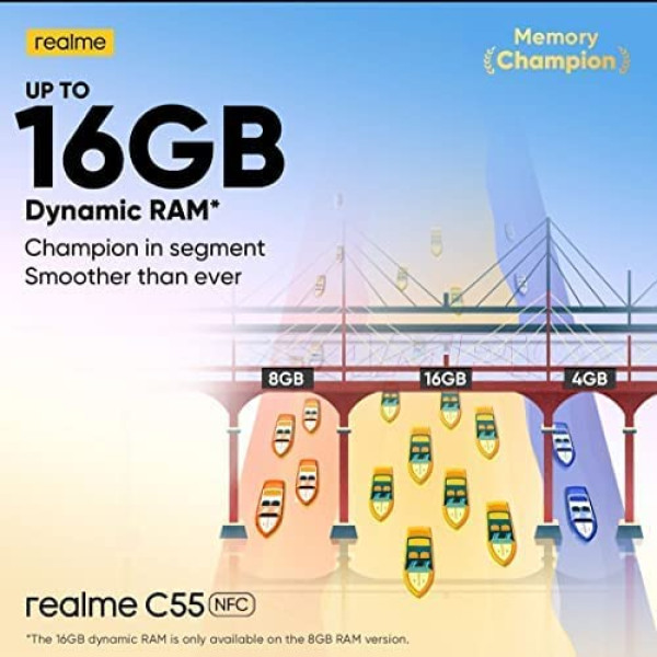 Realme C55 4G Dual-Sim 256GB 8GB RAM 