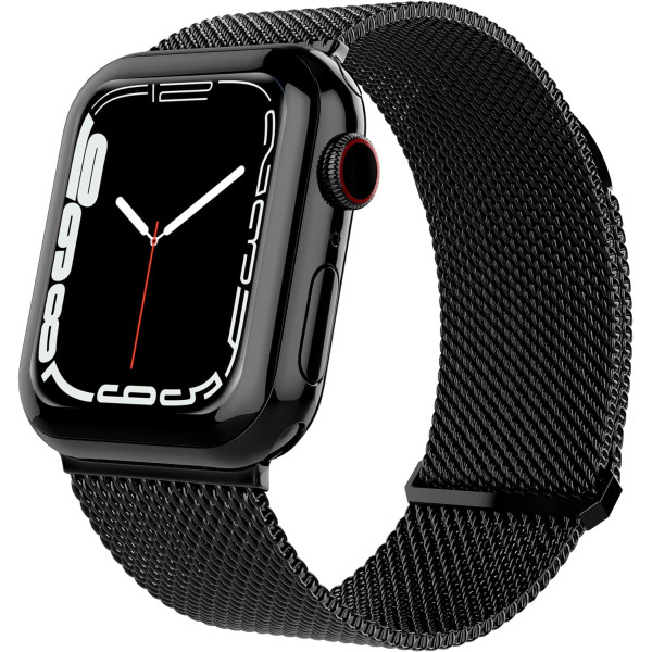 TALK WORKS Stainless Steel Mesh Loop Watch Band for Apple Watch