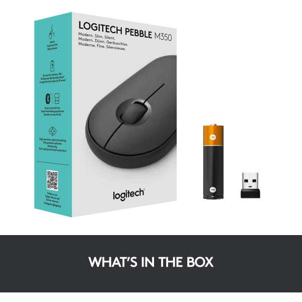 Logitech Pebble M350 Slim Wireless Mouse