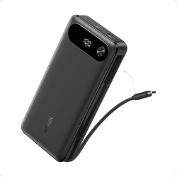 Anker Power Bank 20000mAh 87W with Built-In USB-C Cable