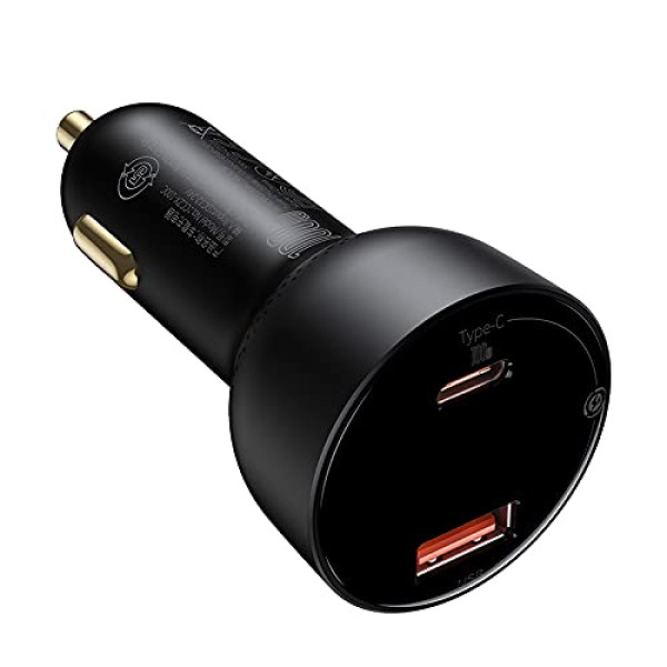 Baseus Superme Digital Display PPS Dual Quick Car Charger - 100W