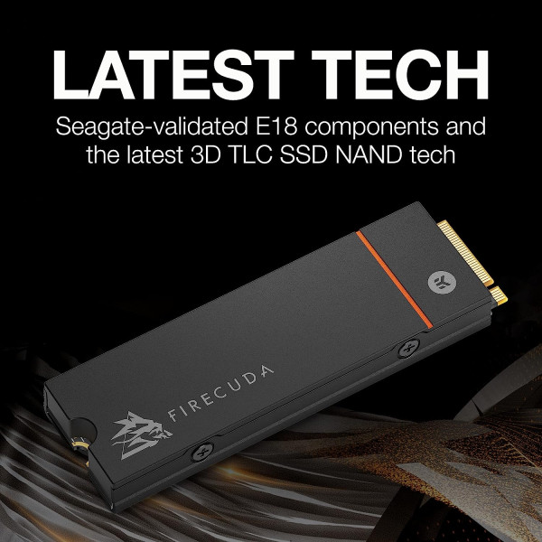 Seagate FireCuda 530 1TB NVMe M.2 Internal SSD with Heatsink