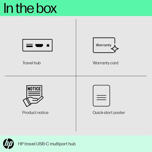 HP Travel USB-C Multi Port Hub - 1C1Y5AA