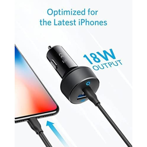 Anker PowerDrive PD+ 2 35W Dual Port Car Charger