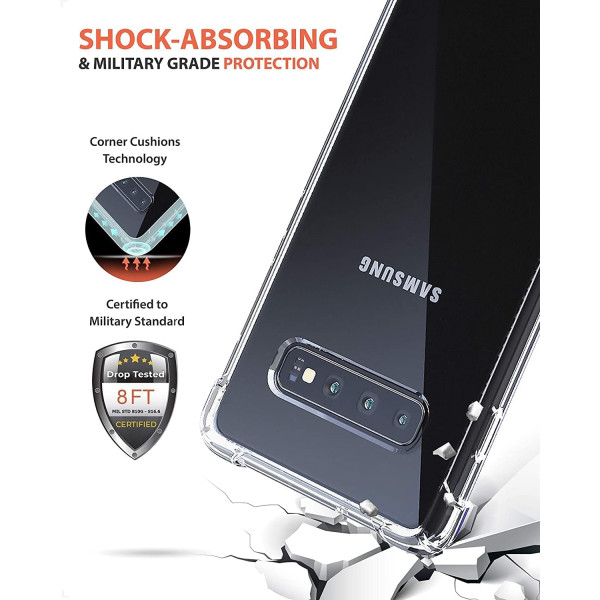 Samsung Galaxy S10/s10+ Clear Shockproof Case