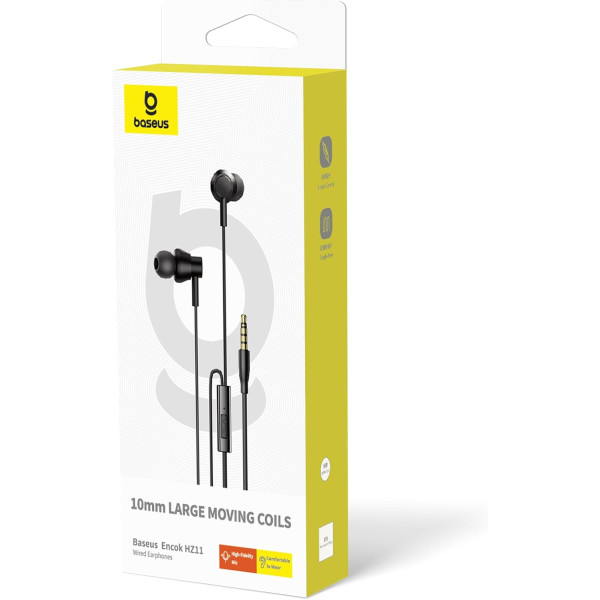 Baseus Encok HZ11 Wired Earphones (3.5mm) 