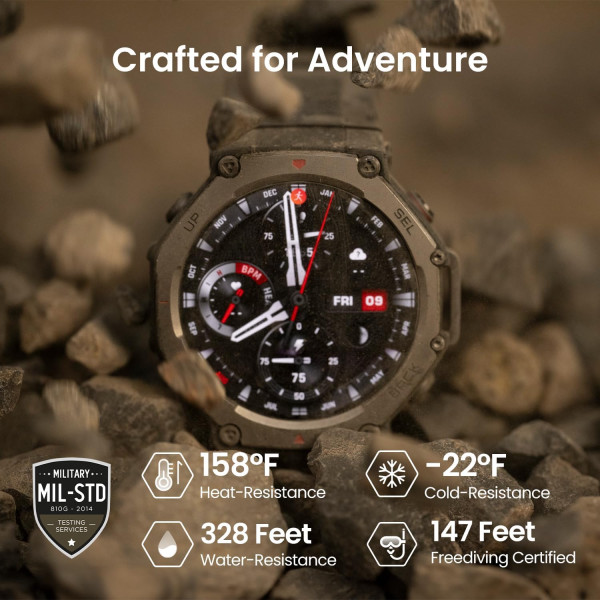 Amazfit T-Rex 3 Rugged Smart Watch 48mm