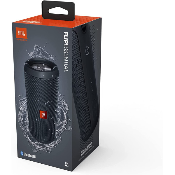 JBL Flip Essential Portable Bluetooth Speaker, Gun Metal Black 