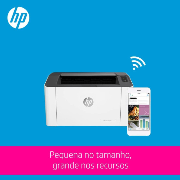 HP LaserJet 107w Mono Wireless Printer