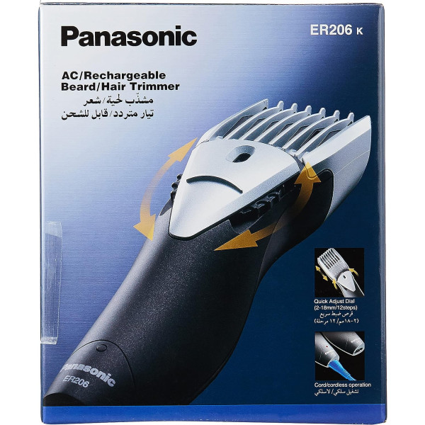 Panasonic ER206 Rechageable Beard/Hair Trimmer