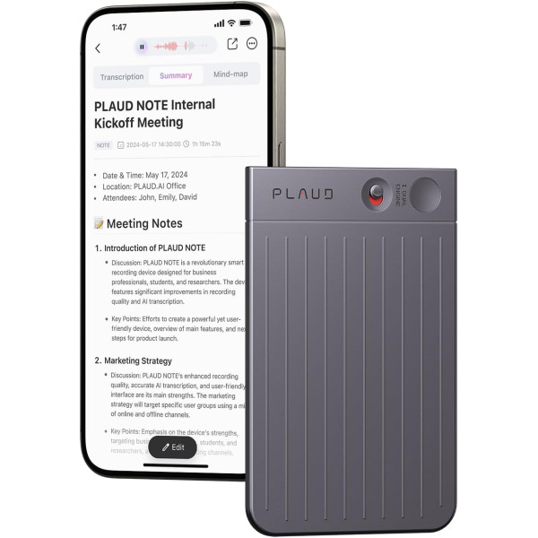 PLAUD Note AI Voice Recorder 64GB