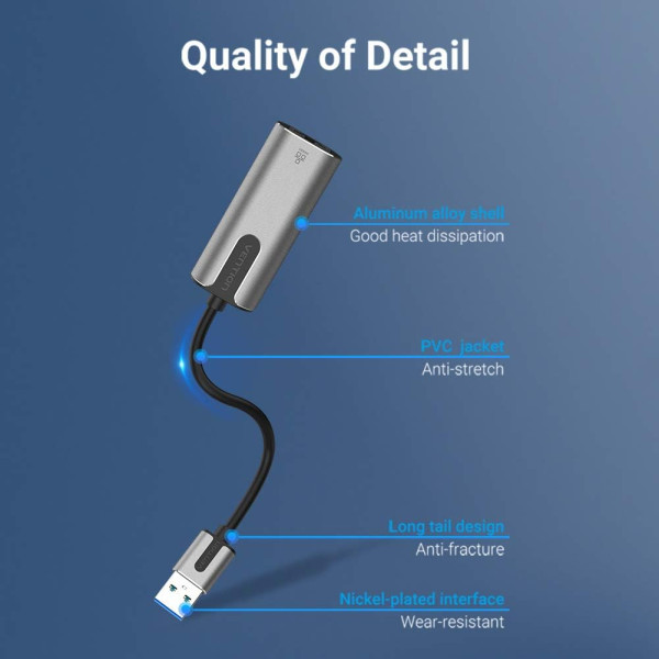 VENTION USB 3.0 Gigabit Ethernet Adapter