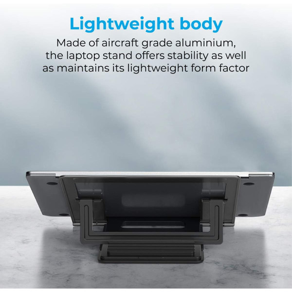 Promate DeskMate-5 Multi-Level Adjustable Laptop Stand