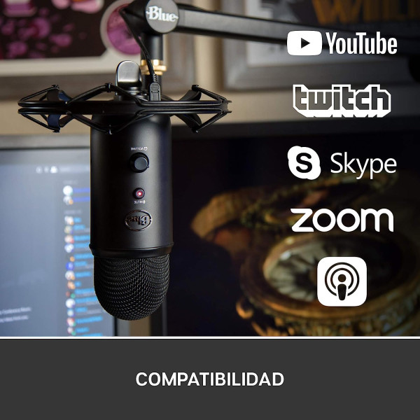 Blue Yeticaster Pro Streaming Microphone Bundle