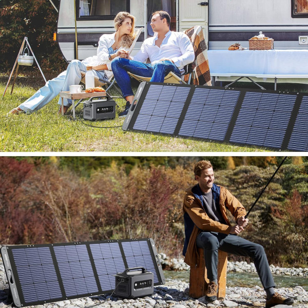 Ugreen 200W Portable Solar Panel for PowerRoam Power Station