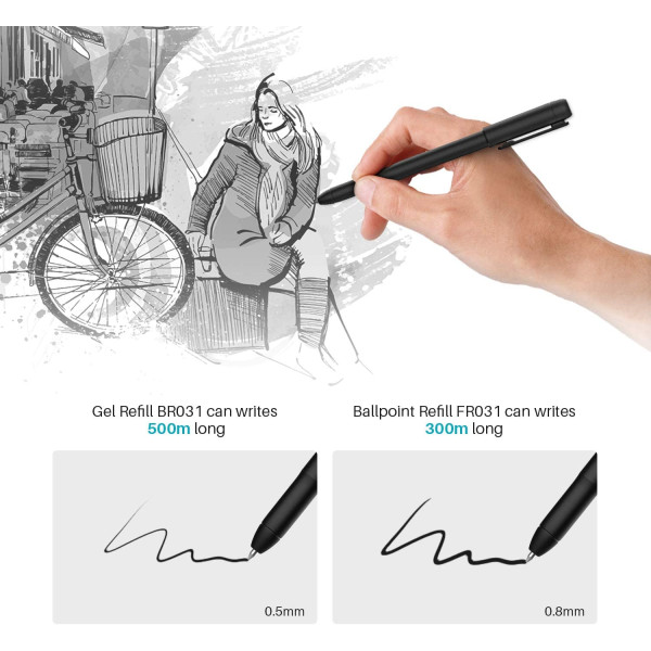 Huion Scribo PW310 Stylus Pen Battery-Free