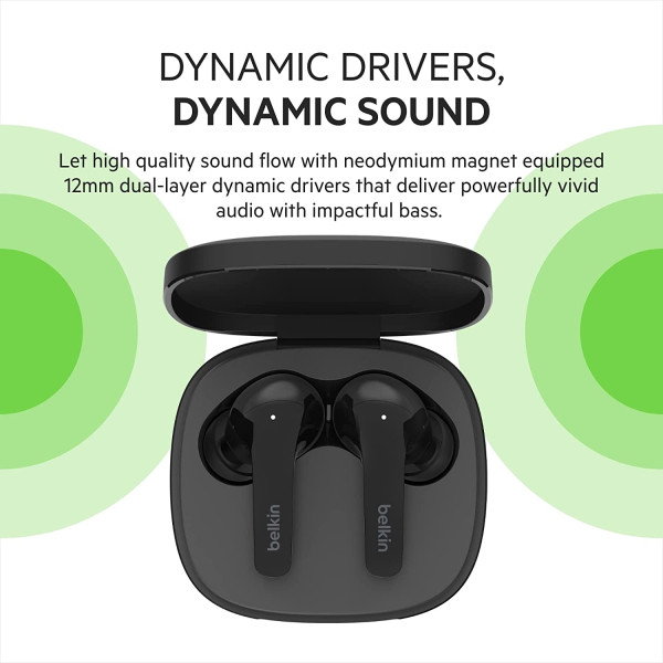 Belkin SoundForm Flow Noise Cancelling Earbuds