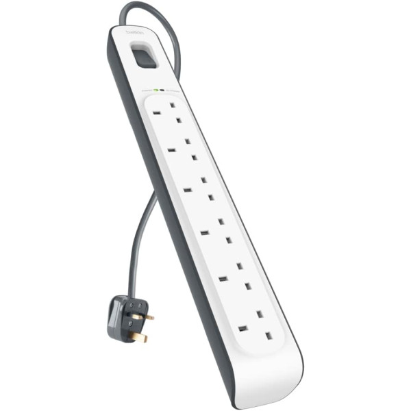 Belkin 6-outlet Surge Protection Strip with 2M Power Cord