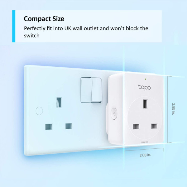 Tp-Link Tapo P100 Mini Smart Wi-Fi Socket