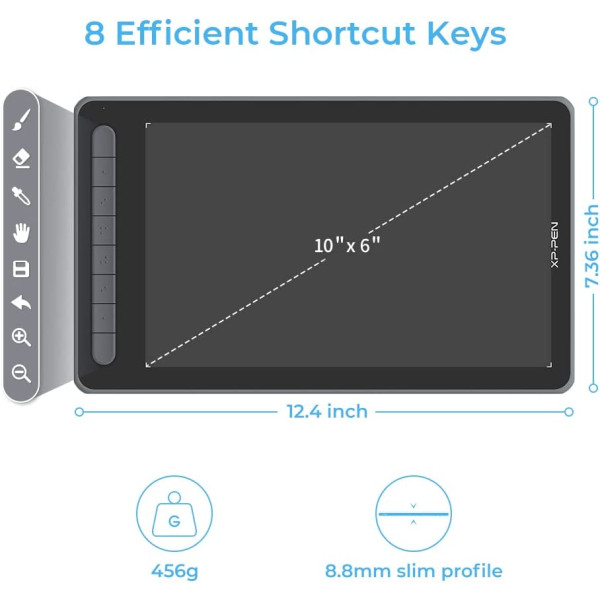 XP-PEN Deco L 10x6 inch Graphics Drawing Tablet