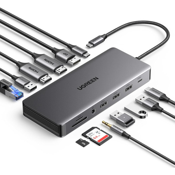 UGREEN Revodok Pro 313 USB C 13-in-1 Docking Station