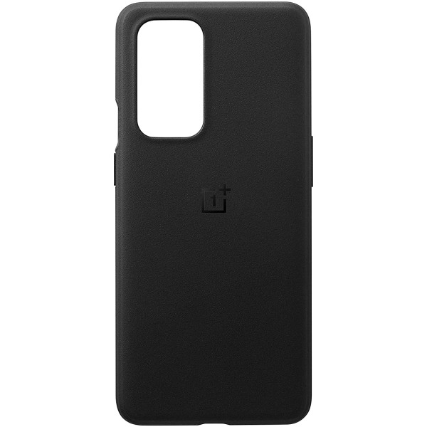 OnePlus 9 Sandstone Silicone Bumper Case - Black