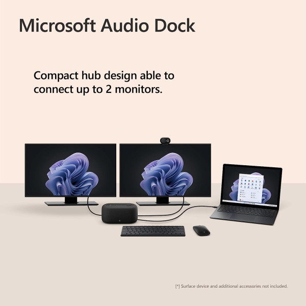 Microsoft Audio Dock Speakerphone & Computer Hub