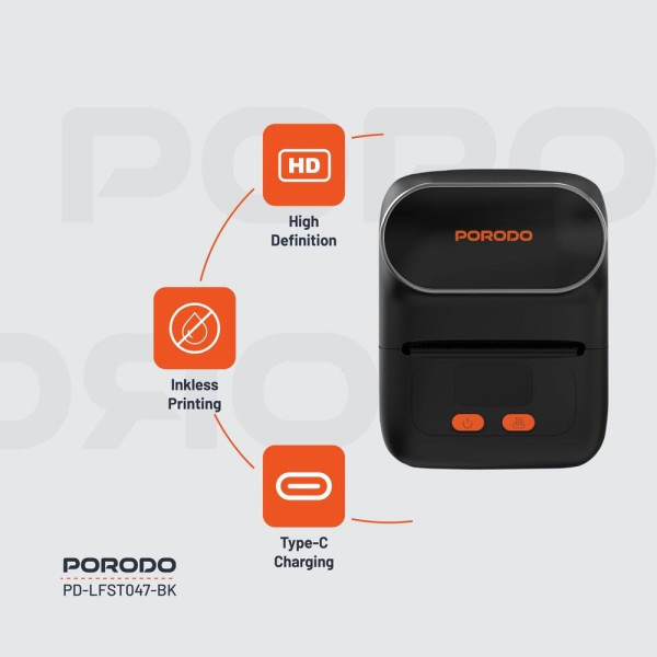 Porodo Lifestyle Super HD Thermal Printer