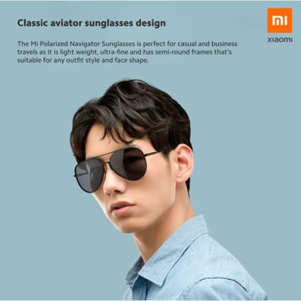 Xiaomi Mi Polarized Navigator Sunglasses - Unisex