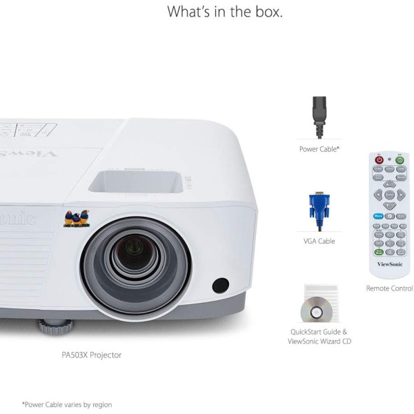 ViewSonic PA503W 3800 Lumens WXGA DLP Projector