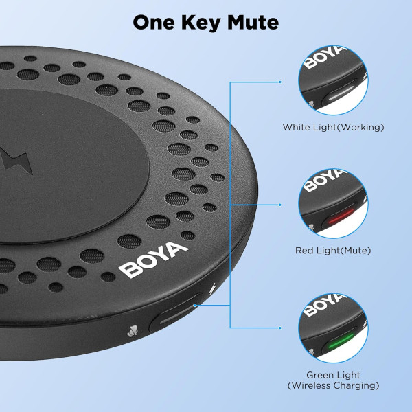 BOYA Blobby USB Conference Microphone with Wireless Charger