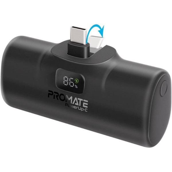 Promate PowerUp-C 5000mah Compact USB-C Power Bank 