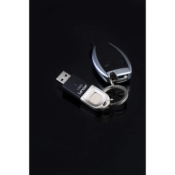 Lexar JumpDrive Fingerprint F35 64GB USB 3.0 Flash Drive