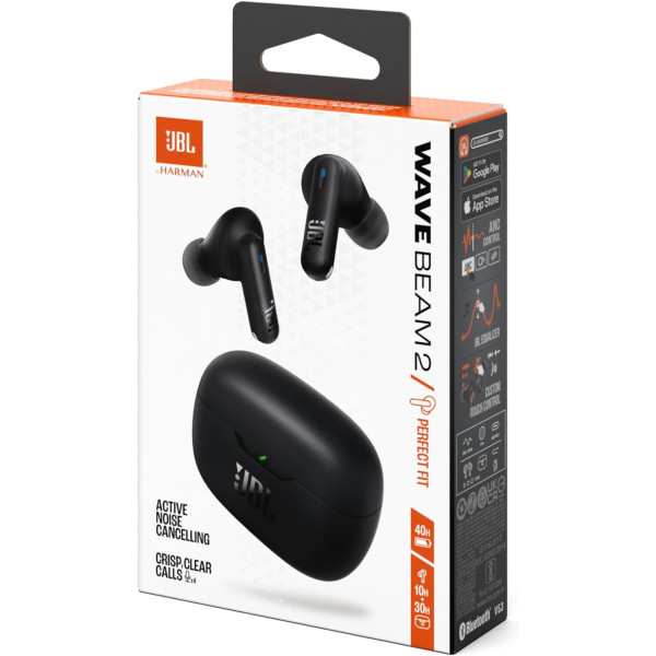 JBL Wave Beam 2 True Wireless Noise Cancelling Earbuds