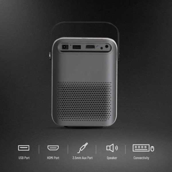 Porodo Lifestyle Full HD Smart Portable Projector