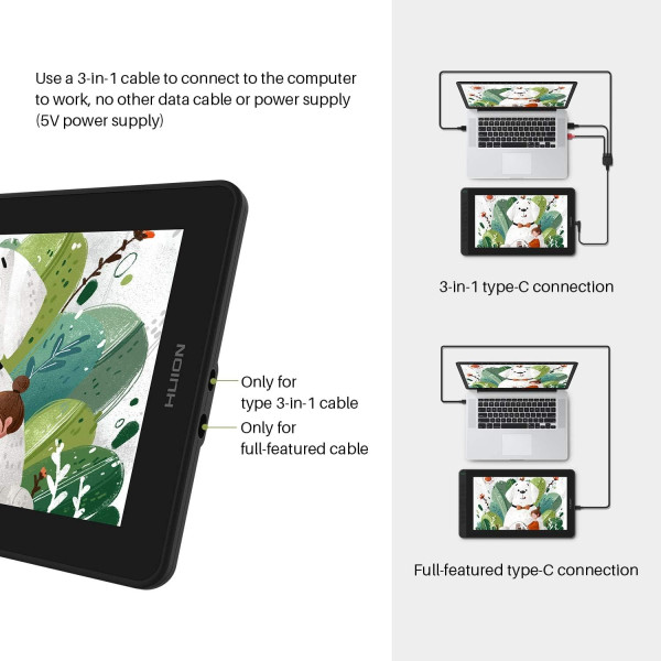 Huion Kamvas 12 Graphics Drawing Pen Display Tablet